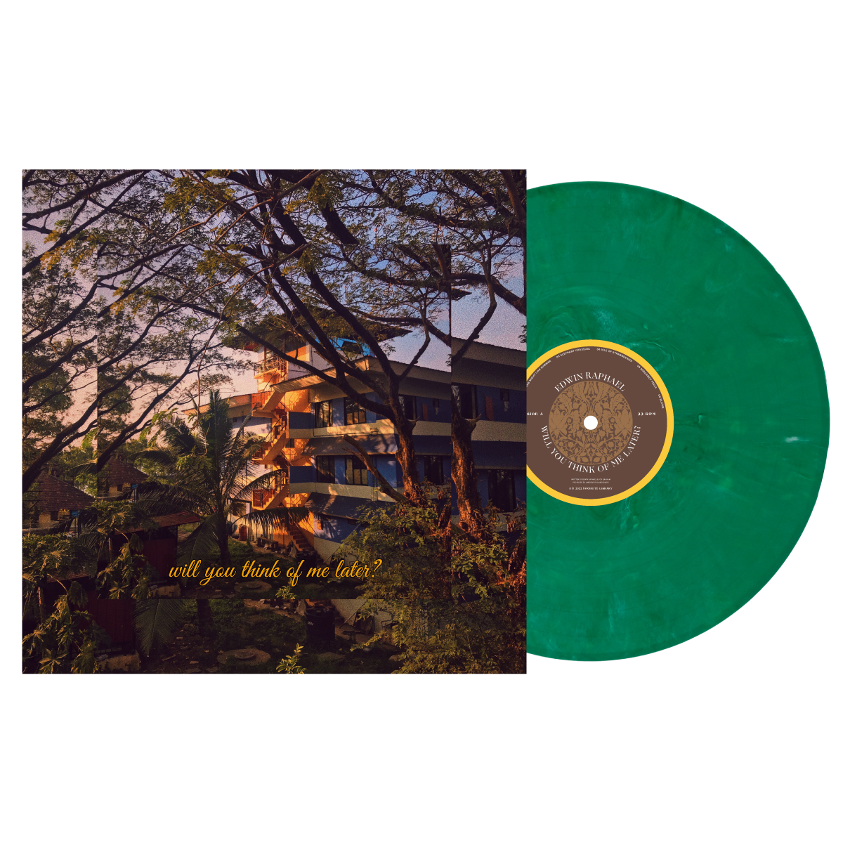 Will You Think of Me Later? - Eco Jade Vinyl